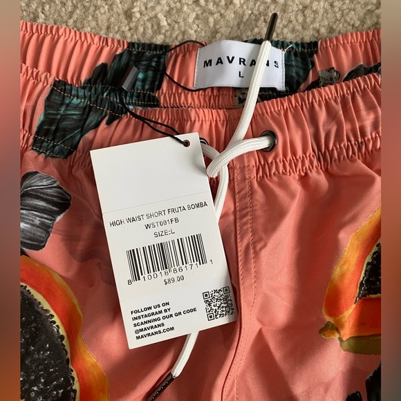 Playful panther and papaya print shorts - Picture 3 of 5